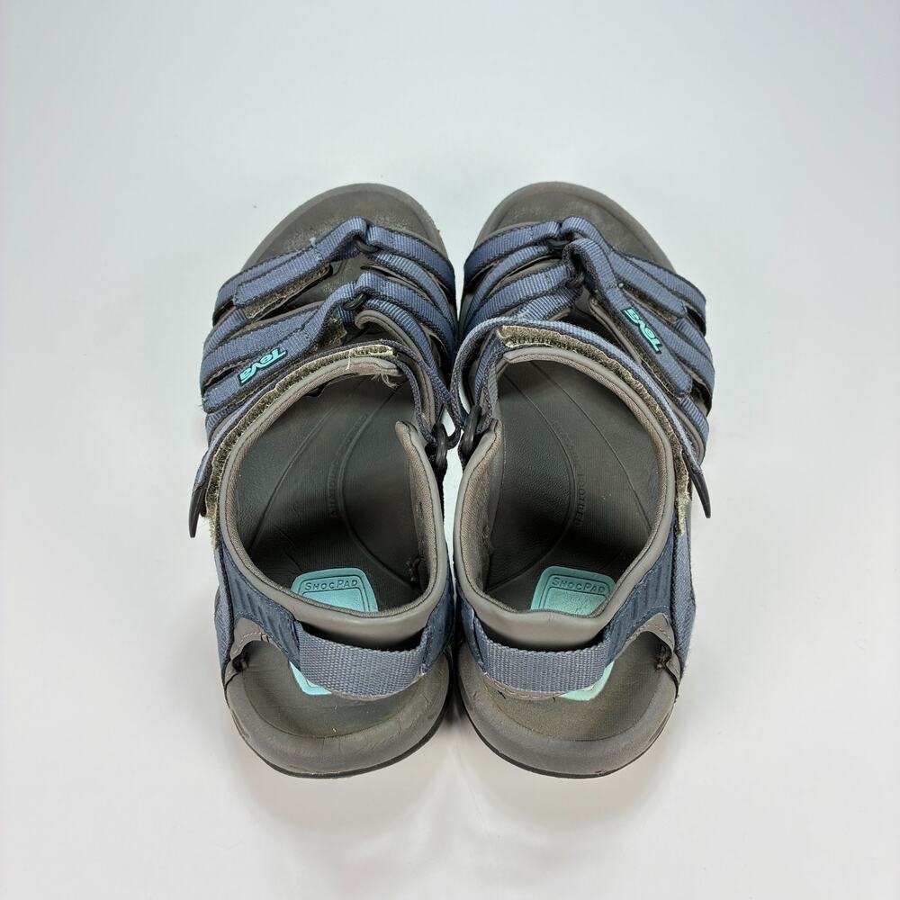 Teva Tirra Bering Sea Blue Adjustable Strap Hiking Sandals 4266 Women’s Size 6.5 - Picture 6 of 9